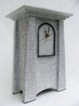 Raku Pottery Clock Image